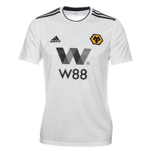 Wolves Trikot Auswarts 2018-19 Weiß Fussballtrikots Günstig